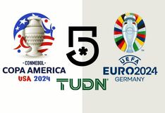 Canal 5 transmitió los partidos España-Inglaterra y Argentina-Colombia en México (14/07/2024)