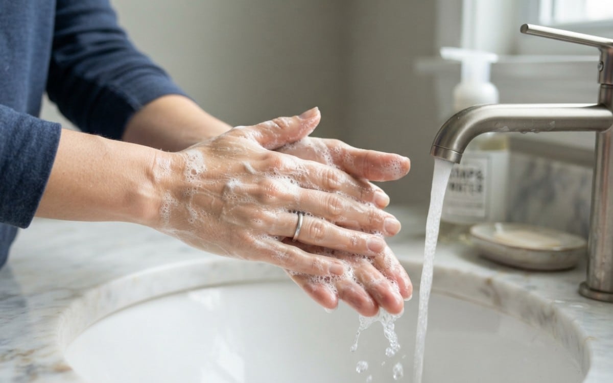 Retiran seis jabones de manos en EE. UU. por posible contaminación bacteriana. (Foto: Imagen creada por Mix usando Gemini)