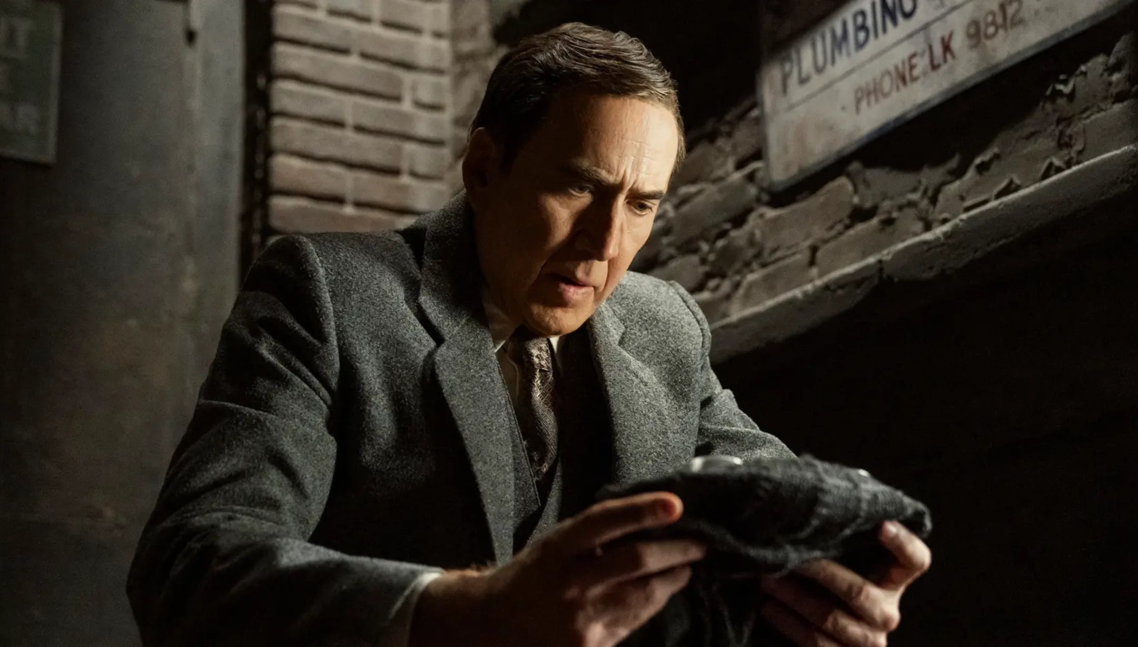 El actor Nicolas Cage como Ben Reilly / The Spider en una escena de la serie "Spider-Noir" (Foto: Sony Pictures Television / Amazon MGM Studios)