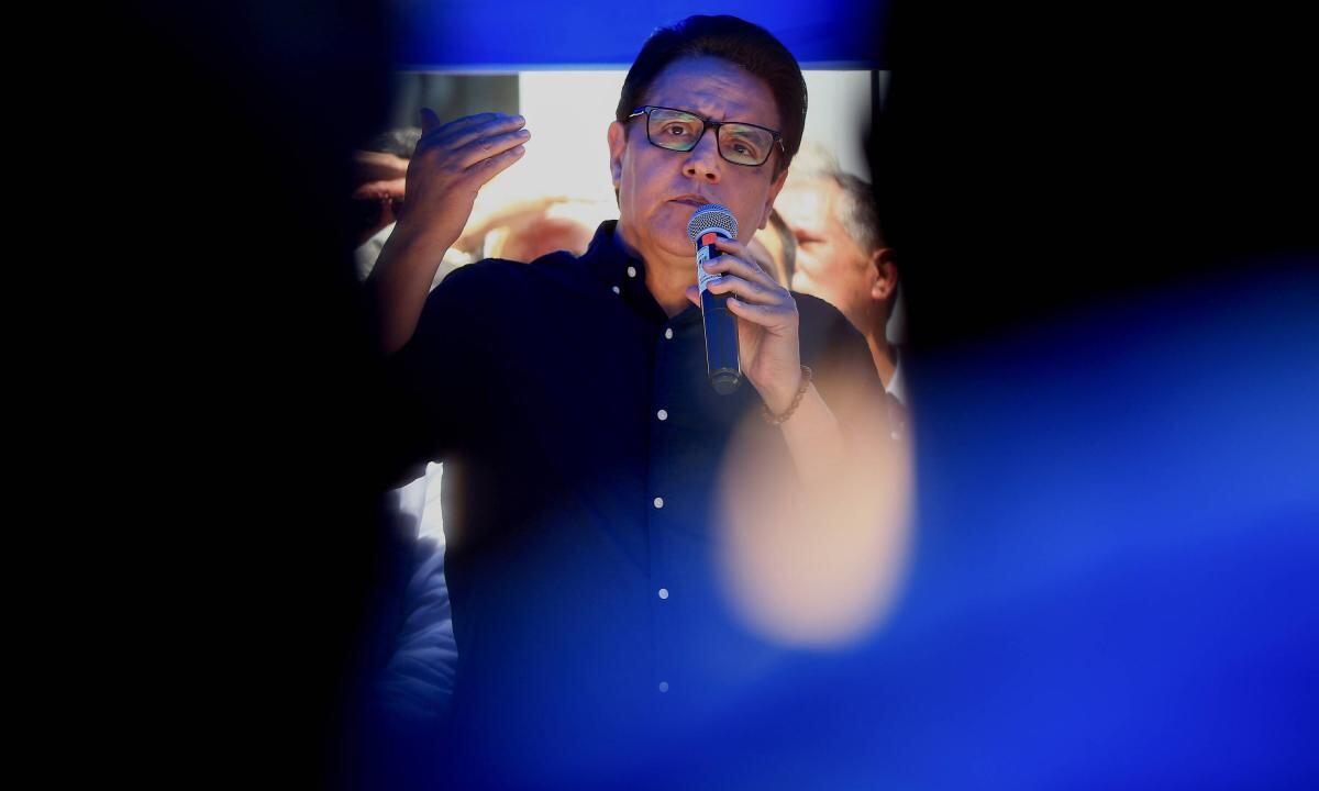 candidato presidencial ecuatoriano Fernando Villavicencio (Foto: EFE)