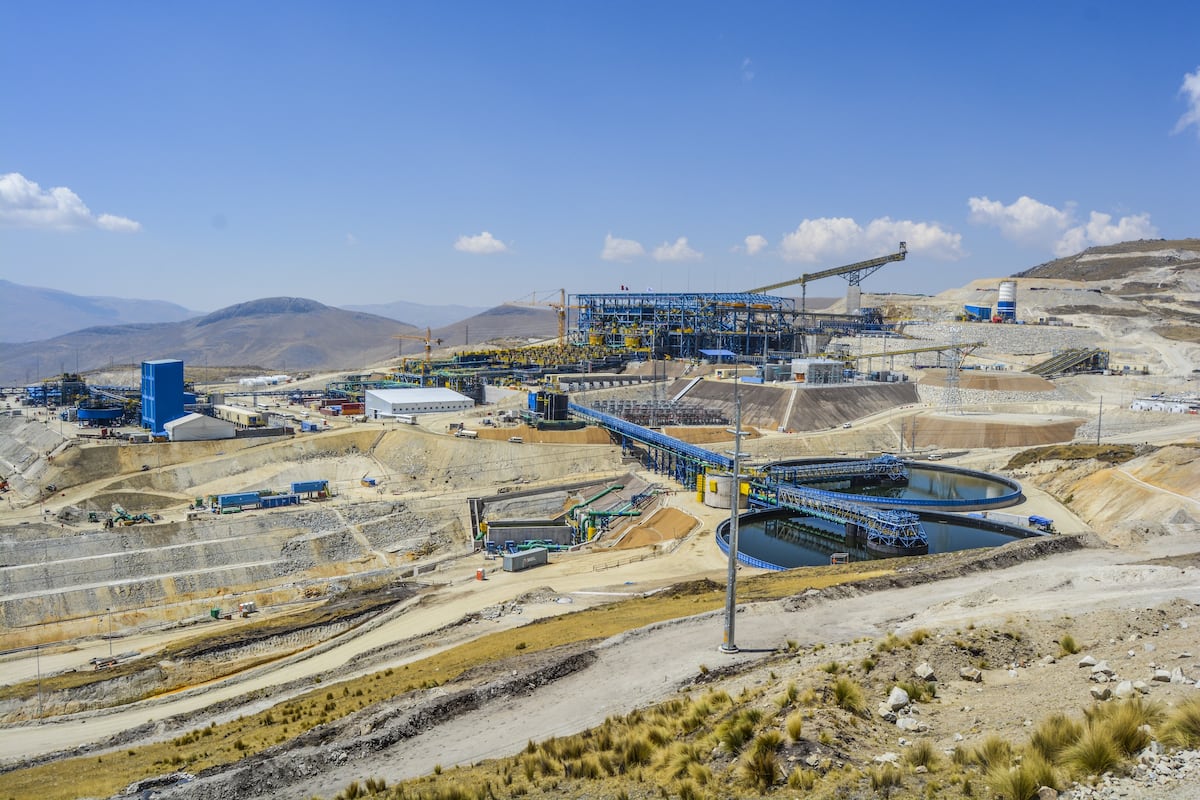 Las Bambas produjo más de 100,000 toneladas de cobre en concentrado durante el tercer trimestre de 2026.
