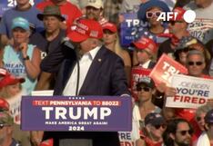 Trump evacuado de mitin tras escucharse disparos en Pensilvania