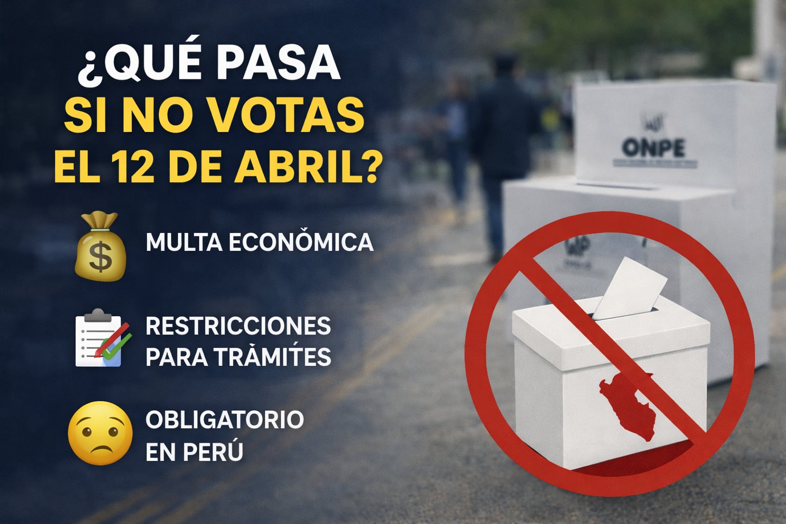En el Perú, el voto es obligatorio para ciudadanos entre 18 y 70 años (Imagen hecha por Gestión con apoyo de la IA Chat GPT)