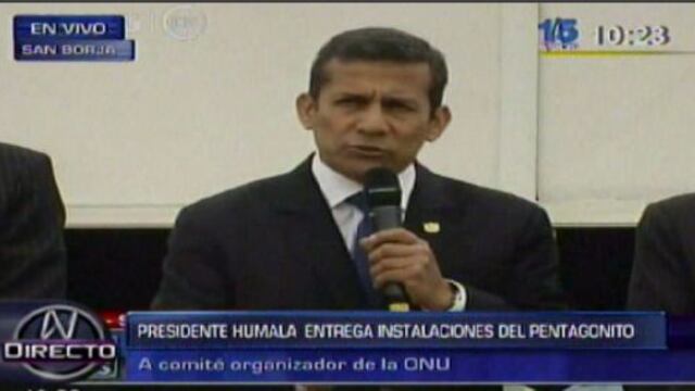 Ollanta Humala: "El Perú ha invertido US$ 70 millones en la organización de la COP 20"