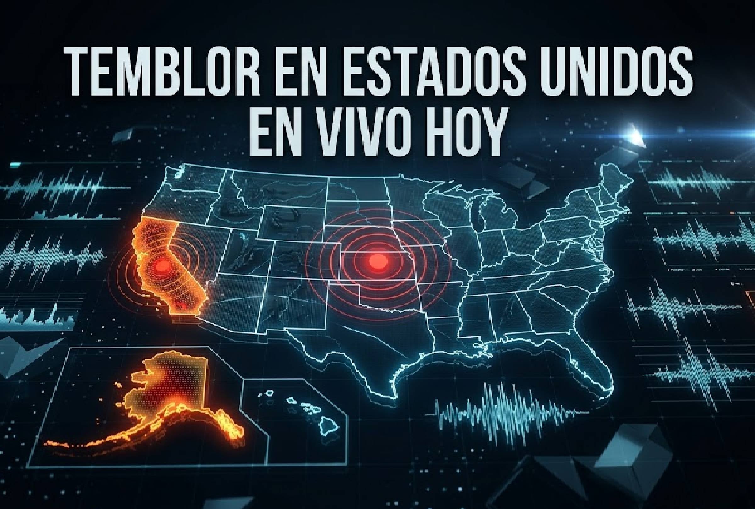 Sigue el reporte oficial del Servicio Geológico de Estados Unidos (USGS, por sus siglas en inglés) sobre los últimos temblores registrados en EE.UU. hoy. (Imagen creada por la IA de Gemini).