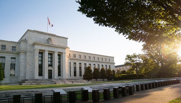 The Marriner S. Eccles Federal Reserve building stands in Washington, DC.
