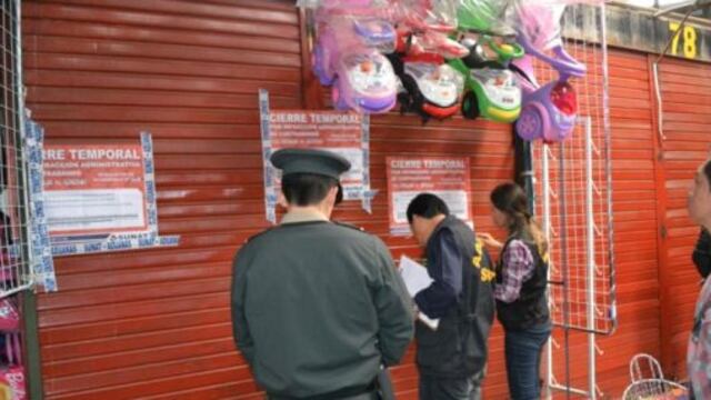 Sunat sanciona a locales comerciales por vender mercancía de contrabando