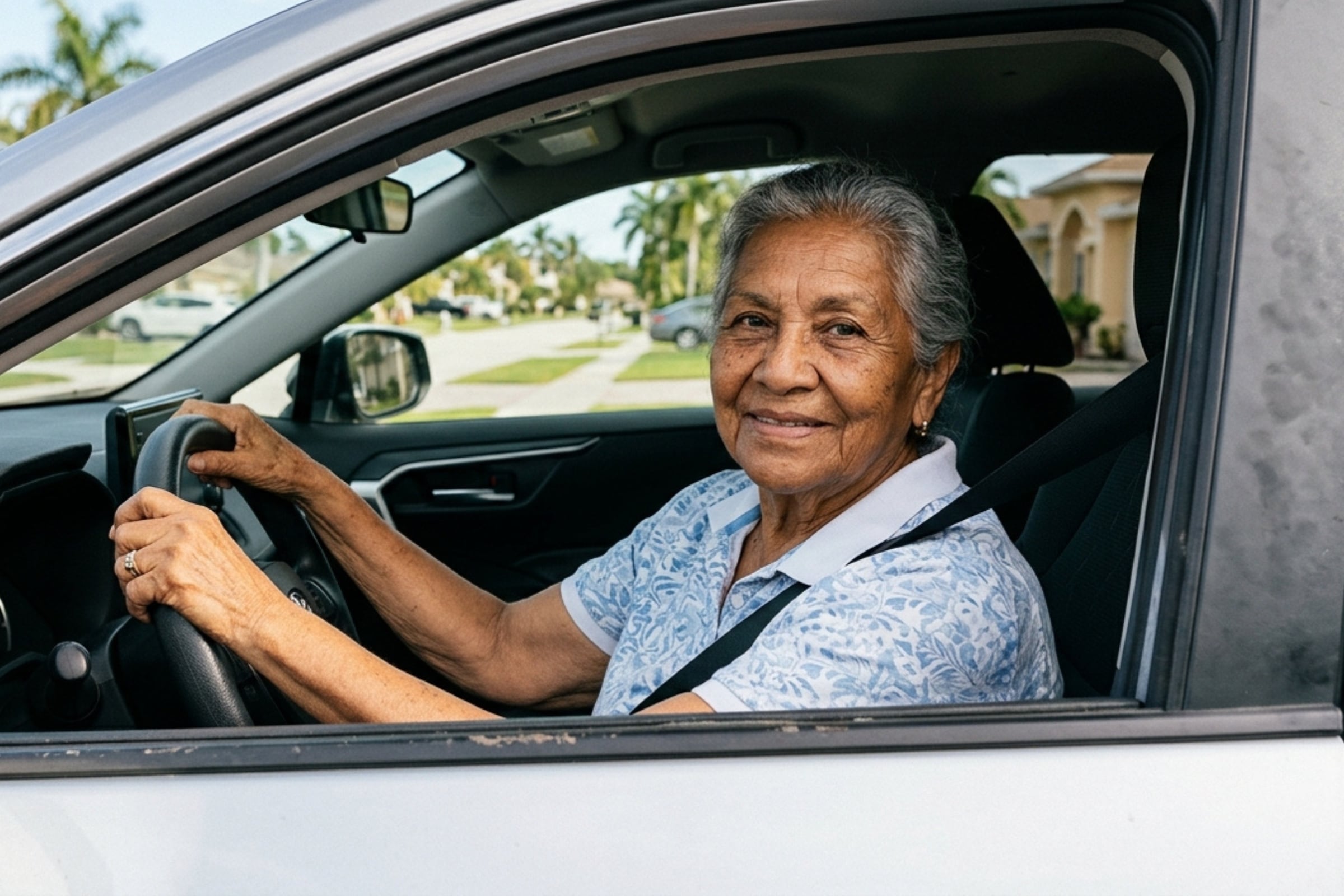 Millones de personas en Florida usan su auto para movilizarse dentro del estado. Alguno de ellos tienen placas especiales en sus matrículas (Foto: Imagen creada por El Comercio MAG usando Gemini)