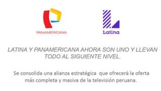 Latina y Panamericana TV, la nueva alianza de la televisión peruana