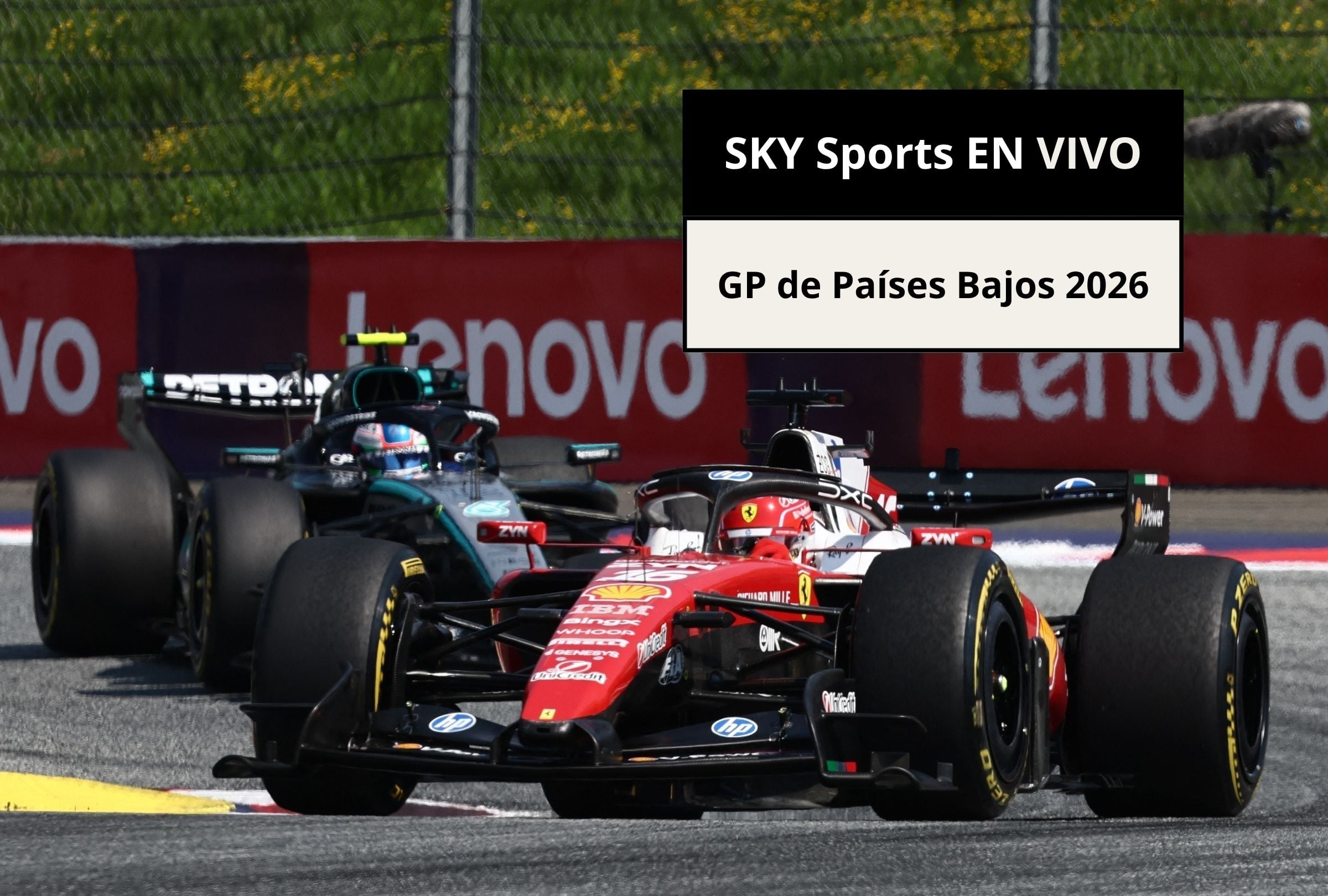 Revisa esta nota para que sepas cómo ver EN VIVO la carrera del GP de Países Bajos 2026 por SKY Sports, SKY Plus e Izzi TV. (Foto: JAKUB PORZYCKI / NURPHOTO / NURPHOTO / AFP y Composición Canva - Mag)