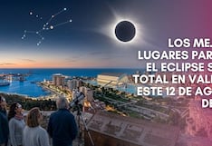 Los mejores lugares para ver el eclipse solar total en Valencia este 12 de agosto de 2026