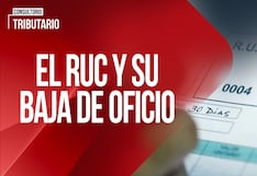 El RUC y su baja de oficio