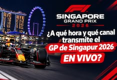 ¿A qué hora es y qué canal transmite carrera GP de Singapur 2026 por la Fórmula Uno?