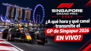 ¿A qué hora es y qué canal transmite carrera GP de Singapur 2026 EN VIVO hoy 11 de octubre por la Fórmula Uno?