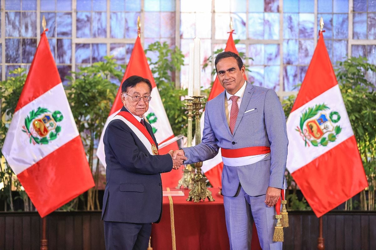 Oscar Fernández fue ratificado como ministro de Trabajo. Foto: Presidencia.