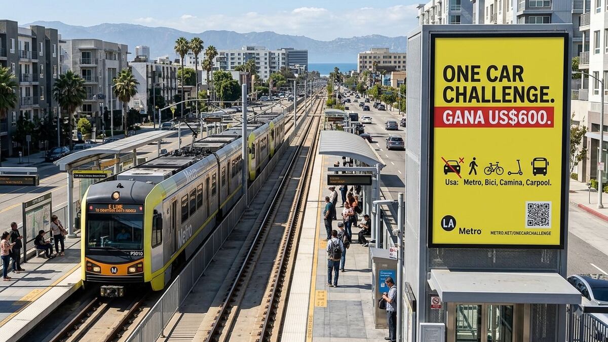 LA Metro pagará hasta US$600 a conductores de Los Ángeles que se unan al One Car Challenge: requisitos y pasos para recibir ese dinero