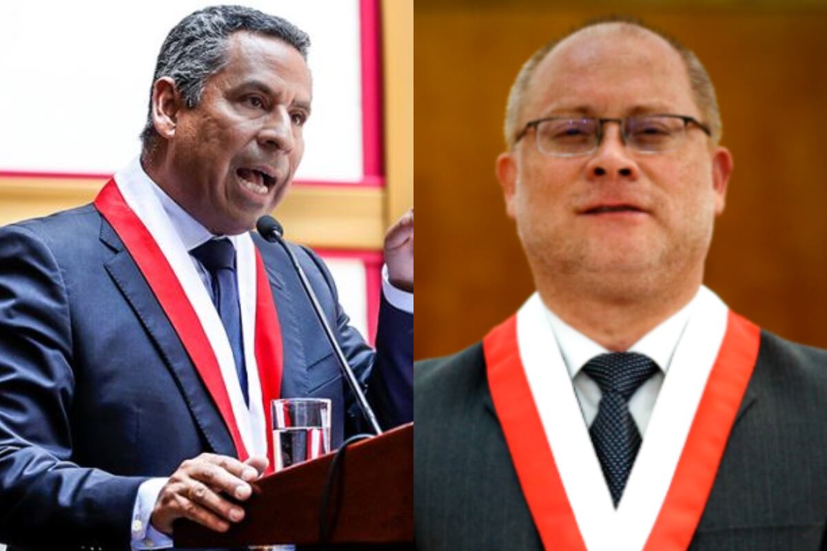 Francisco Morales y Pedro Hernández insisten en que no se votó la demanda competencial del Congreso. Composición: Gestión.