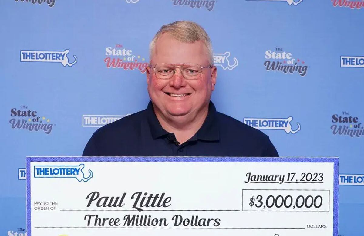 Paul Little logró cobrar su millonario premio de Mega Milliones (Foto: Lotería del Estado de Massachusetts)
