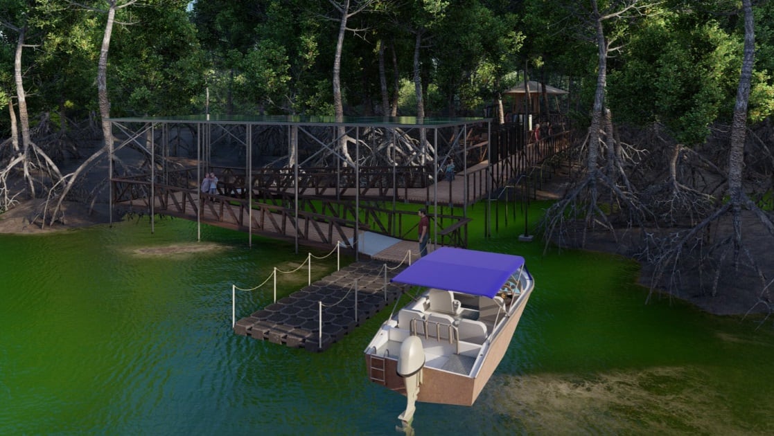 En Puerto Pizarro se construirá una alameda turística, además de un malecón, un parador y un mirador turístico; una plaza central y la construcción de vías y accesos peatonales. Foto: Mincetur.