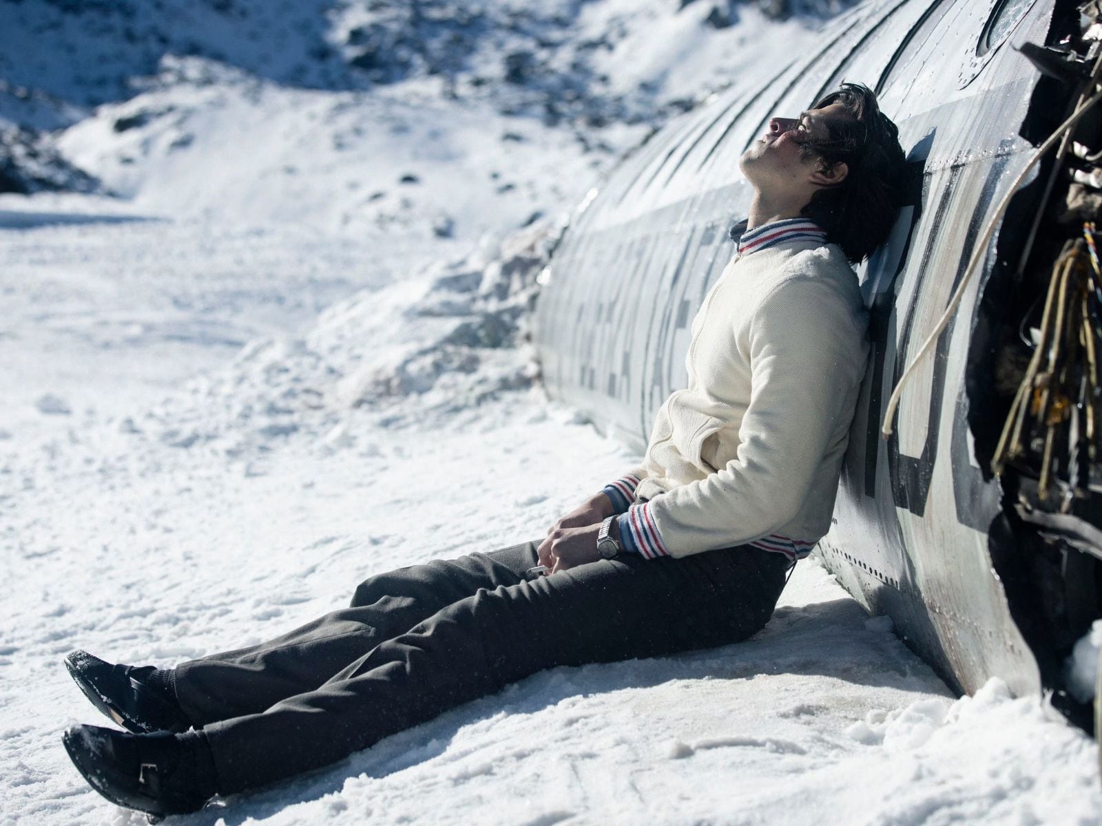 J.A. Bayona dirige "La sociedad de la nieve", película de supervivencia que se desarrolla a lo largo de 144 minutos (Foto: Netflix)