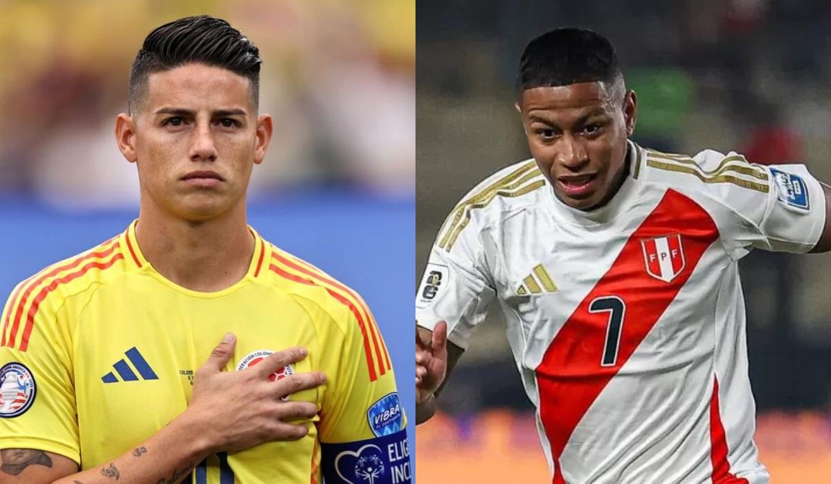 Perú y Colombia se miden por las Eliminatorias. (Foto: Composición))