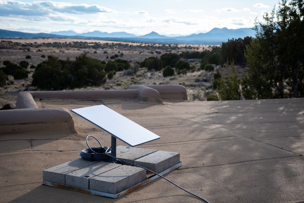 Una terminal satelital Starlink.