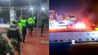 Motín e incendio en ‘Maranguita’: internos quemaron colchones y mobiliario