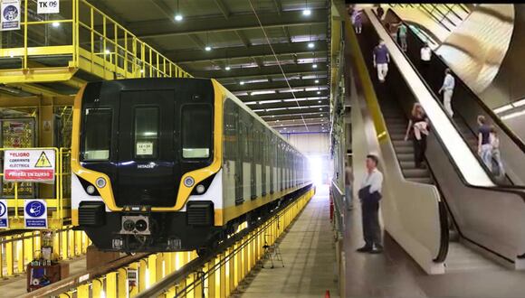 La Línea 2 del Metro de Lima hará sus primeros recorridos desde diciembre del 2023. Foto: composición de Gestión / Andina/ Youtube