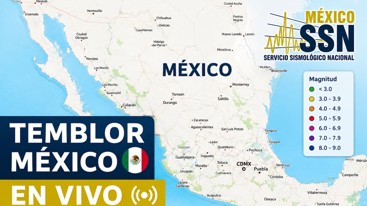Temblor en México EN VIVO hoy, 1 septiembre: hora exacta, magnitud y dónde fue el epicentro del último sismo, según el SSN