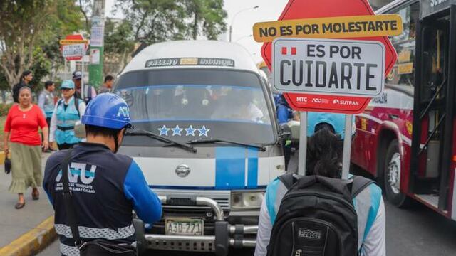 ATU intervino 28 vehículos de transporte informal en 5 distritos limeños