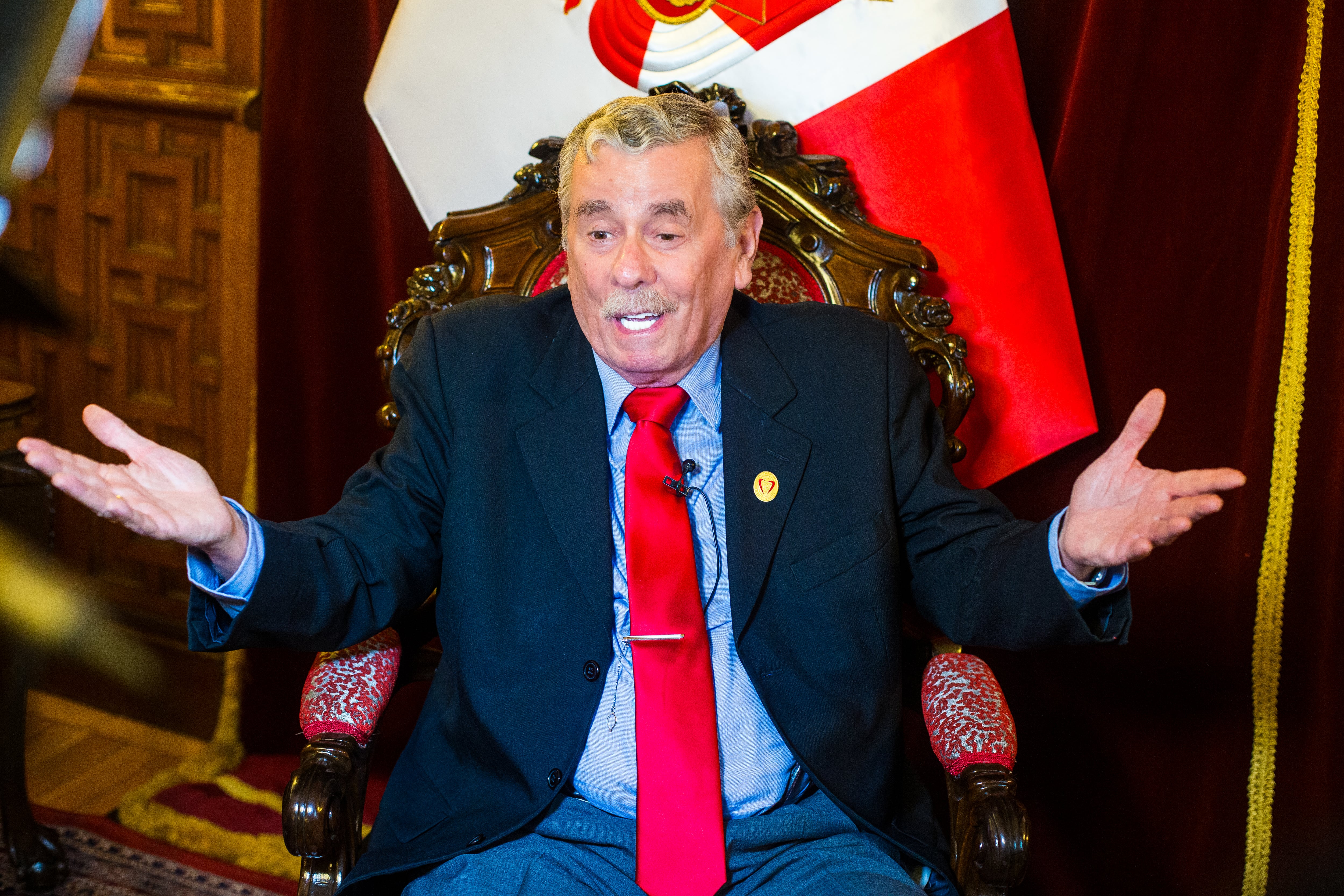 Fernando Rospigliosi en contra de una posible vacancia contra José Jerí. FOTOS: MARIO ZAPATA N. / @PHOTO.GEC