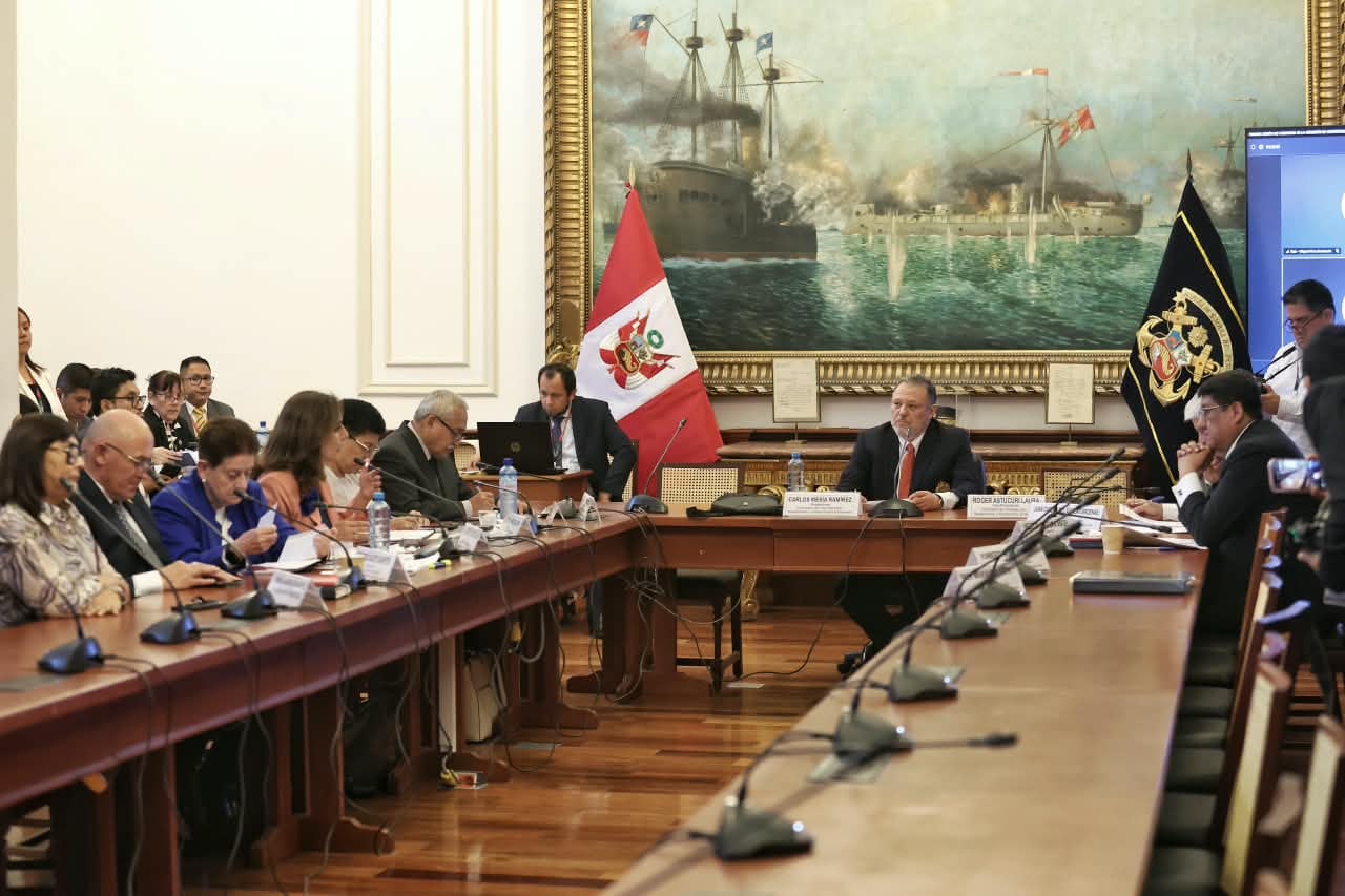 Comisión de Constitución del Senado postergó votación de facultades. Foto: GEC