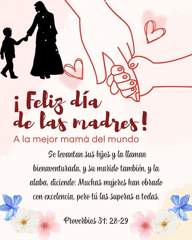 Descarga y envía una de estas 30 imágenes para desar un Feliz Día de las Madres 2026 en México, este domingo 10 de mayo, por cualquier red social. (Foto: Pinterest)