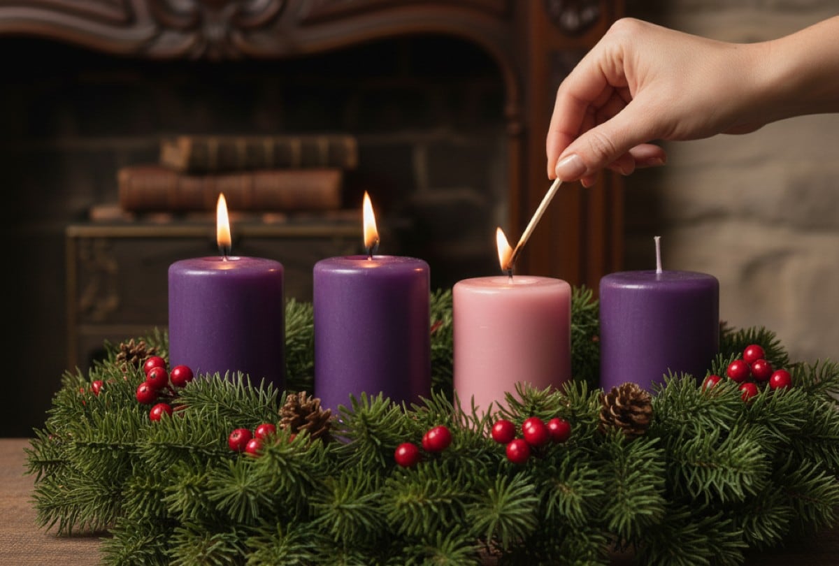 El tercer domingo de Adviento 2025, celebrado este año el 14 de diciembre, nos anima a continuar fortaleciendo la preparación espiritual rumbo a la Navidad. | Crédito: Imagen creada por Gestión Mix usando la IA de Gemini