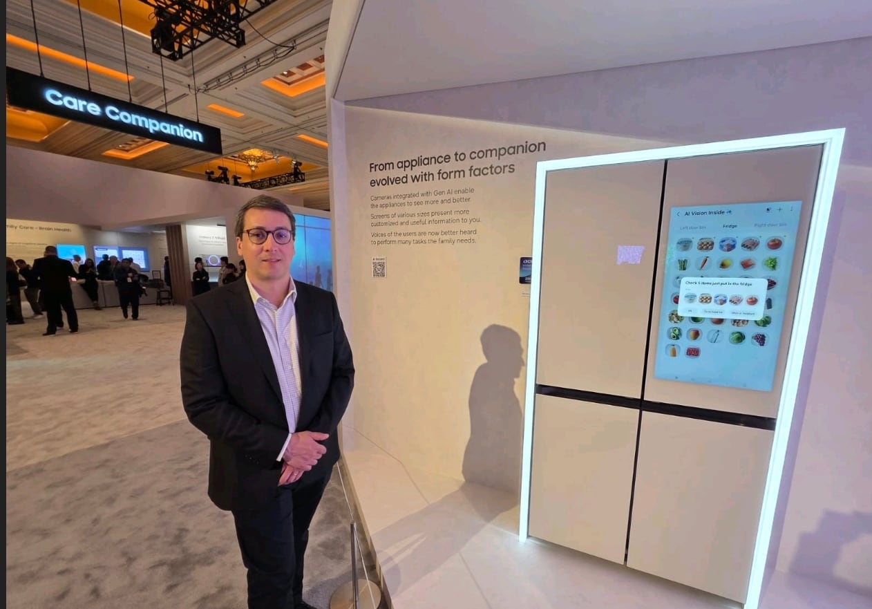 Diego Buteler, head of Digital Appliances en Samsung Latinoamérica. Foto: Samsung