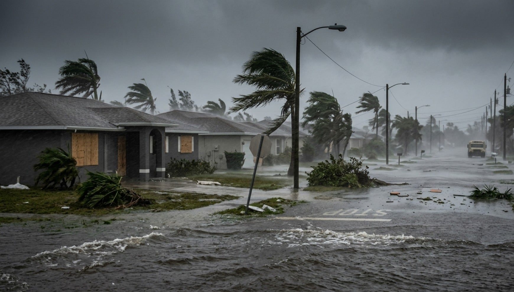 Las autoridades de Florida advierten que la principal amenaza este año podría ser la falsa sensación de seguridad ante la temporada de huracanes. | Crédito: Imagen creada por Gestión MIX usando Gemini