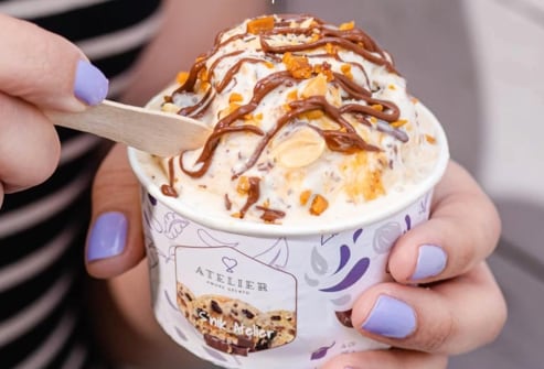 En Atelier Amore Gelato, el consumo por cliente en tienda física se sitúa entre S/ 16 y S/ 22. (Foto: Atelier Amore Gelato)