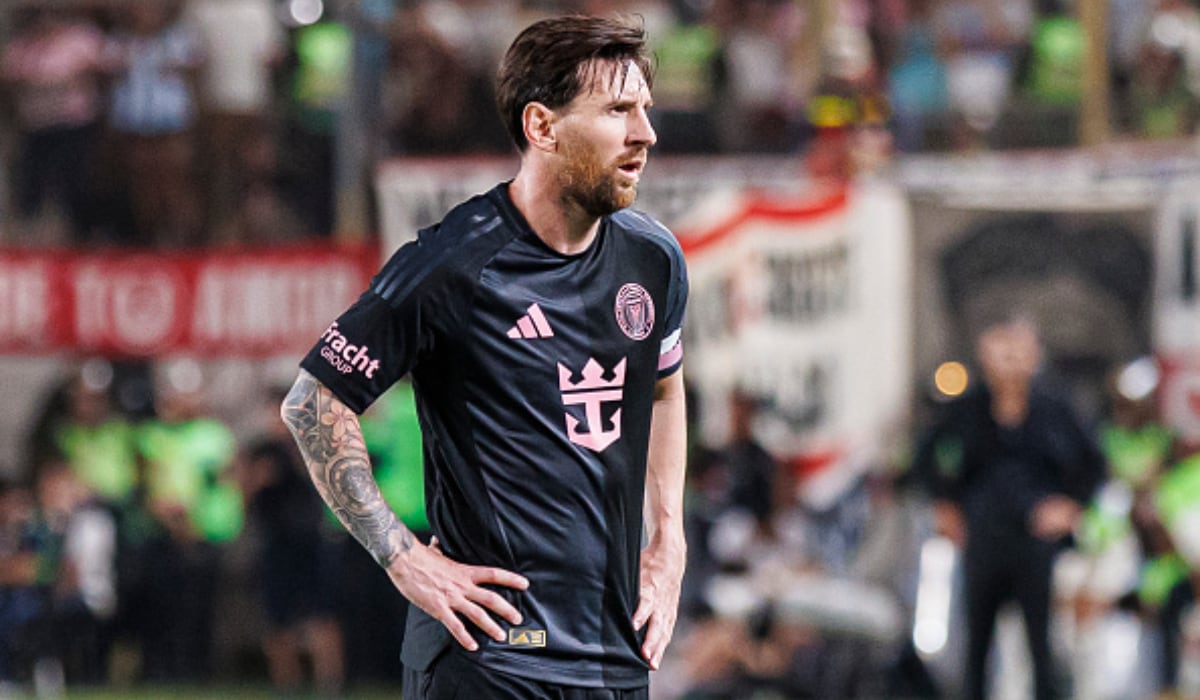 Promotores del Meet & Greet de jugadores del Inter Miami con hinchas peruanos aseguraron que Lionel Messi iba a participar de la experiencia, mas nunca apareció. Foto: Getty Images