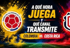 ¿A qué hora juega y qué canal transmite Colombia vs. Costa Rica por amistoso al Mundial de Fútbol 2026?
