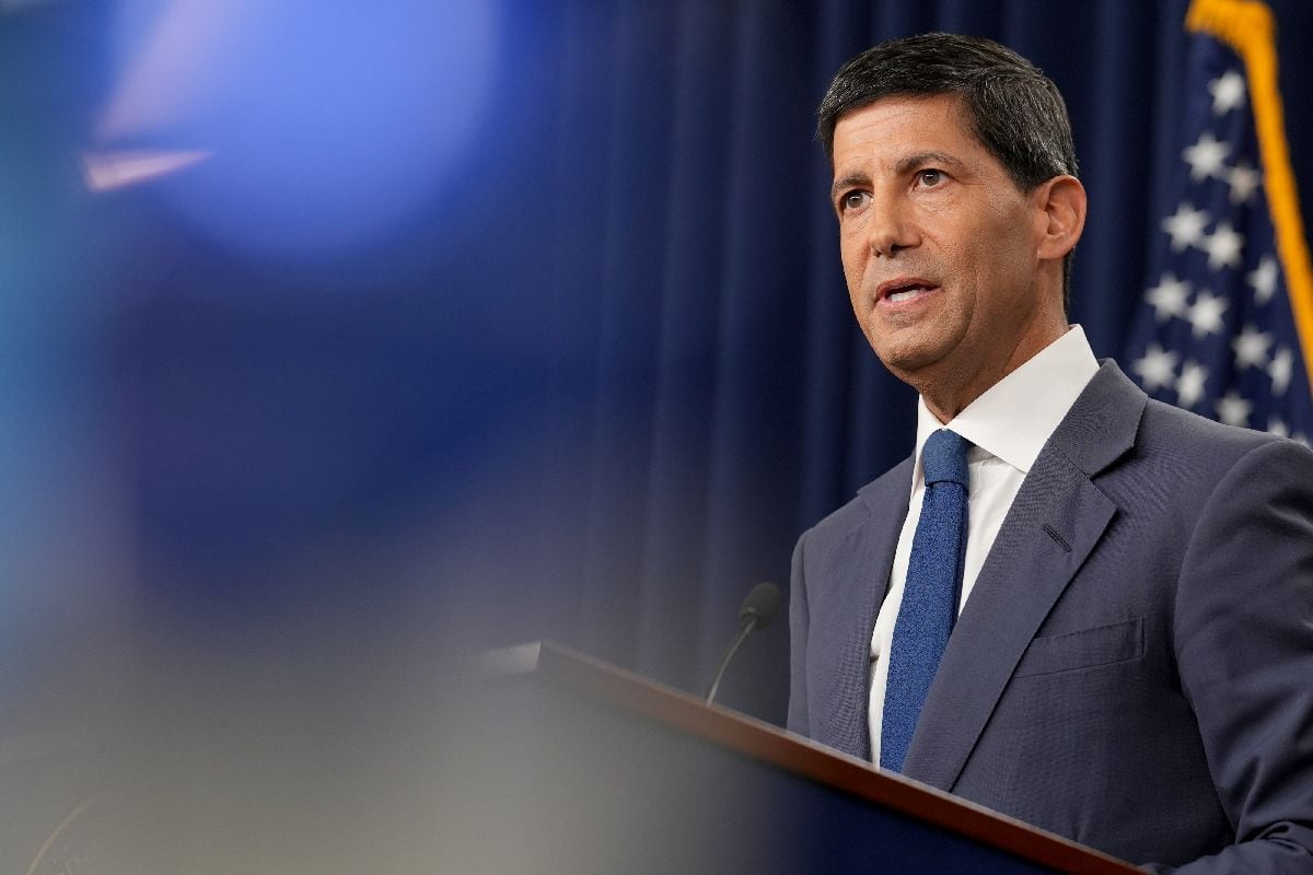 El presidente de la Reserva Federal, Kevin Warsh, durante una conferencia de prensa tras una reunión del Comité Federal de Mercado Abierto en Washington, el 29 de julio de 2026.