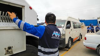 La ATU intervino a dos vehículos informales con deudas de casi S/ 140 mil