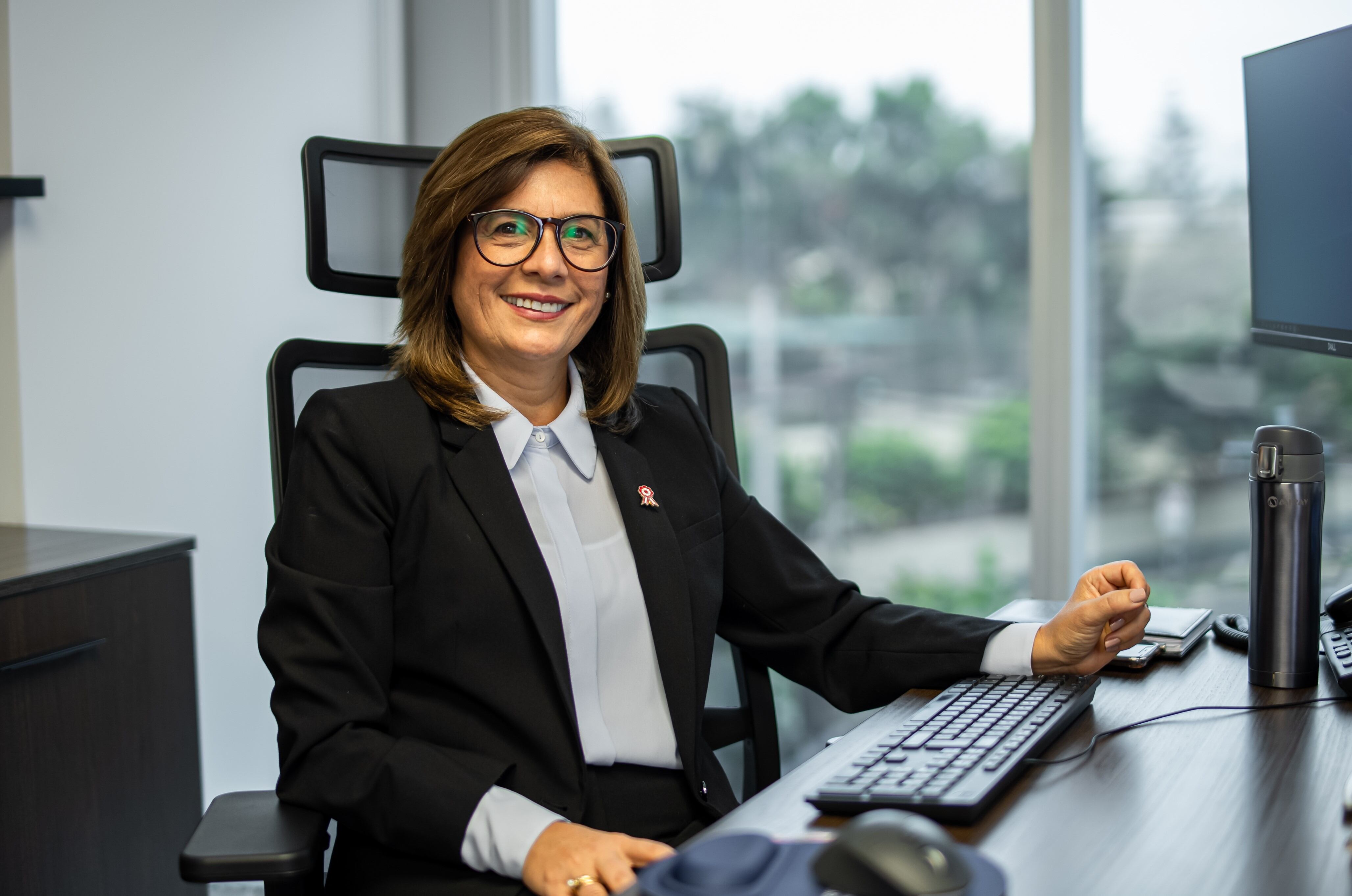 Maria Julia Aybar, country manager de Hunt Oil Company.