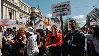 Milei consiguió mantener el veto a la ley de financiación universitaria