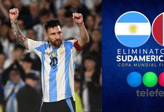 Telefe transmitió el partido Argentina 1-0 Perú por Eliminatorias 2026 (19/11/2024)