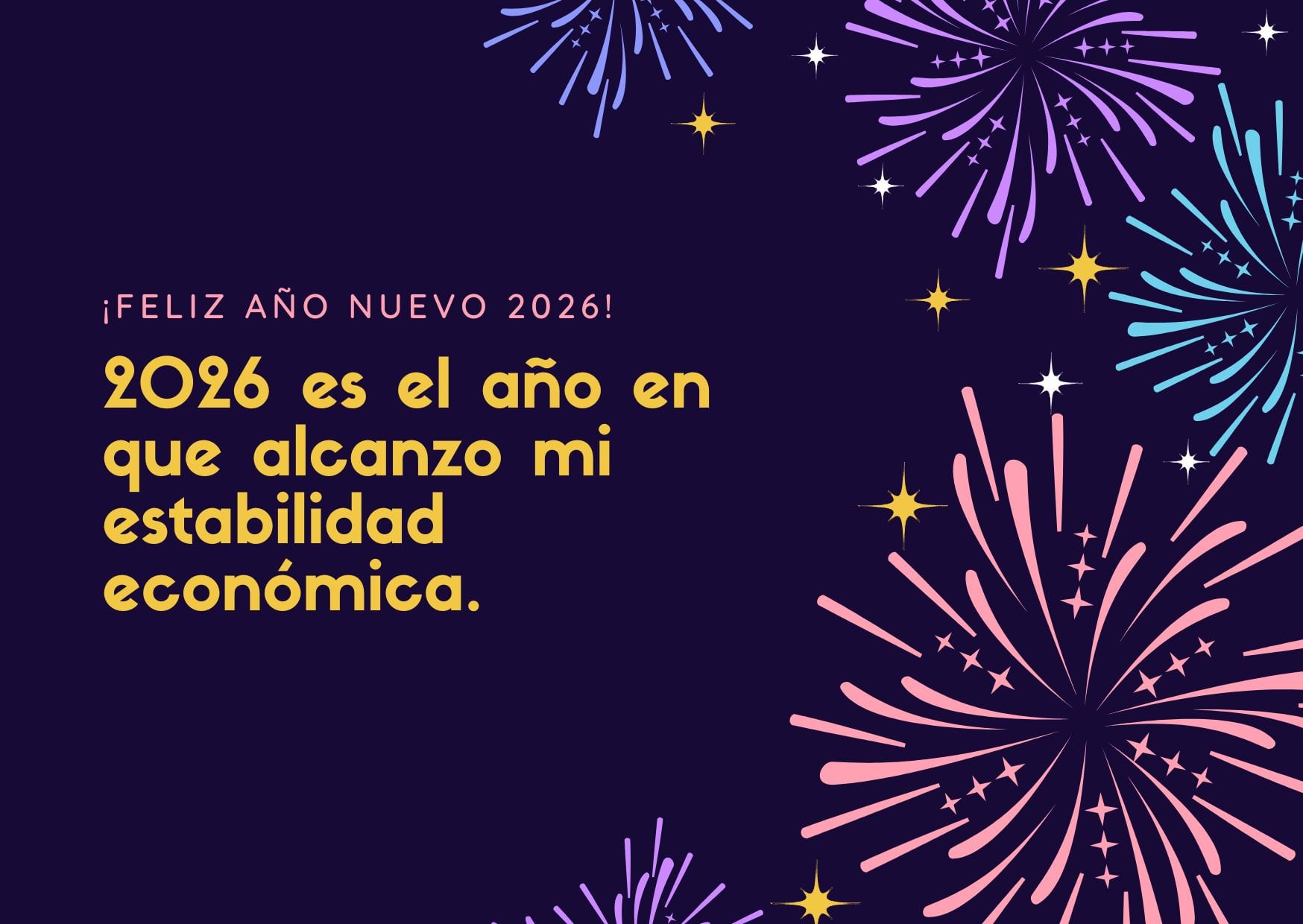 ESTADOS UNIDOS, 31/12/2025.- Este año nuevo abro mi mente y mi corazón a una riqueza ilimitada. FOTO DE CANVA.COM