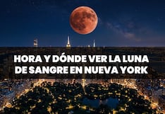 ¿A qué hora empieza y cómo ver el eclipse lunar parcial con la Luna de Sangre este 27 y 28 de agosto en Nueva York?