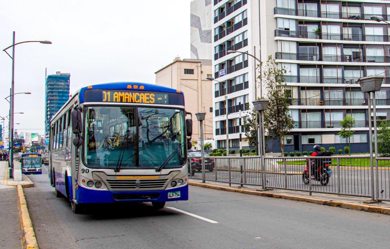 ATU anunció plan piloto de carril bus bidireccional en la av. Arequipa para el Corredor Azul. Foto: ATU.