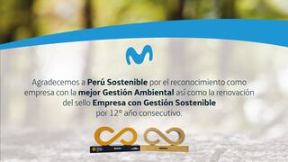Movistar fue ganadora de la categoría Ambiental en el reconocimiento Empresa con Gestión Sostenible