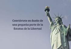 Una porción de la Estatua de la Libertad por 250 dólares: la moneda de cobre original que puedes reservar desde hoy
