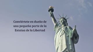 Una porción de la Estatua de la Libertad por 250 dólares: la moneda de cobre original que puedes reservar desde hoy
